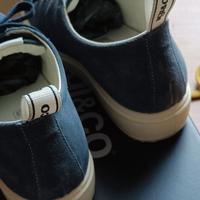 Scarpe sneakers blu  donna con lacci