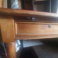 tavolo scrivania vintage in rovere