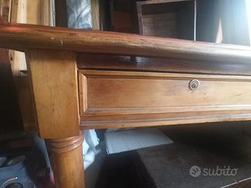 tavolo scrivania vintage in rovere