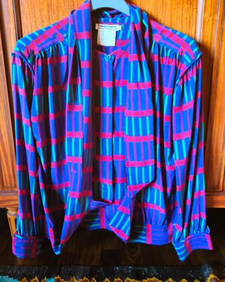 Giorgio Armani camicia seta fantasia