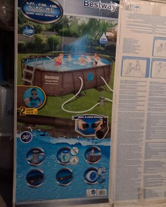 Piscina ovale fuori terra 