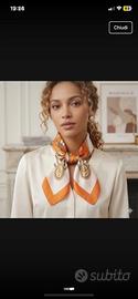 foulard quadrato in seta