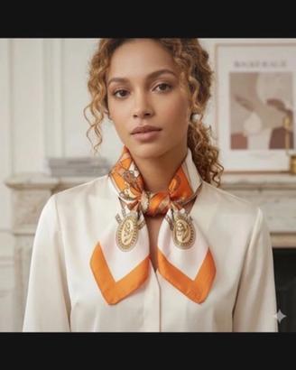 foulard quadrato in seta