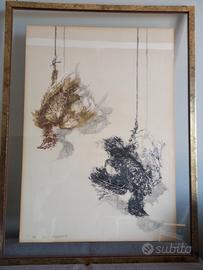 quadro/litografia di Renzo Vespignani - anni '60