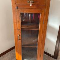 Mobile vetrina in legno massello teak