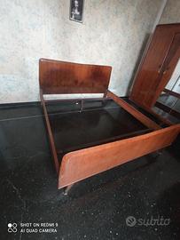 Letto matrimoniale anni 60