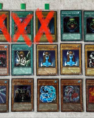 maxi lotto 150+ carte YuGiOh 1ma ed. ITA+unlimited