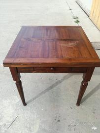 Tavolo a tiro in pioppo