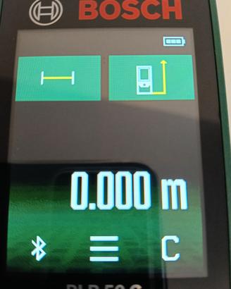 Metro Laser Bosch PLR 50 C con BT-Pari al nuovo