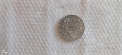 Moneta da 10 lire del 1968