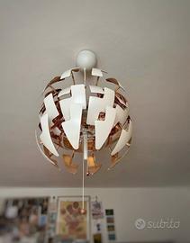 Lampada a sospensione Ikea Ps 2014 - Bianco/rame