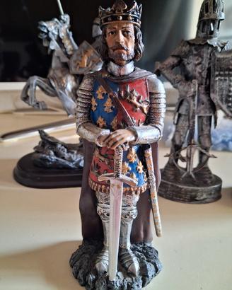 statuette soldati e guerrieri medievali 