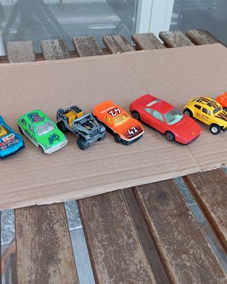Lotto 8 Auto Modellini Vintage Majorette e Bburago