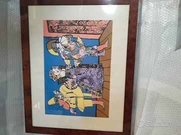 SERIGRAFIA A TIRATURA LIMITATA LUZZATI 