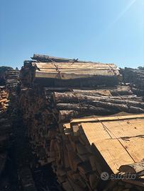 Pacchi di scorze di castagno