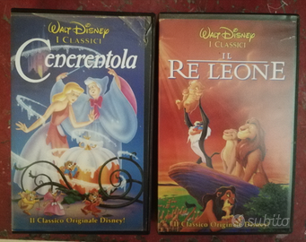 Vhs originali Walt Disney