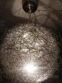 Lampadario con lampadine alogene