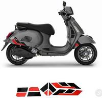 adesivi COMPATIBILI vespa gts 310 rosso e nero