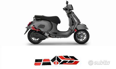 adesivi COMPATIBILI vespa gts 310 rosso e nero