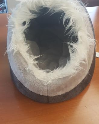 cuccia a igloo trixie per gatto o cane piccolo.