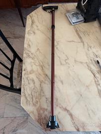 Stampella bastone pieghevole con base antiscivolo