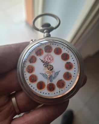 Orologio da tasca ferroviario della Roskopf Patent