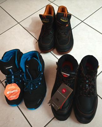 Scarpe antinfortunistiche alte nuove 
