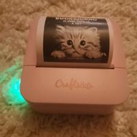 stampante portatile rosa 