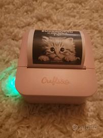 stampante portatile rosa 