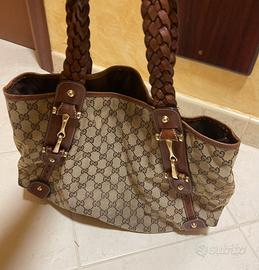 Borsa GUCCI vintage pelham in tela