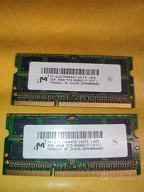 RAM Micron DDR3 4GB (2x2GB) PC3-8500S 1066MHz per