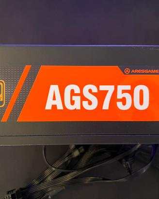 Alimentatore semi modulare 80 plus gold 750w