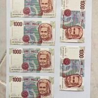 banconote lire vari tagli