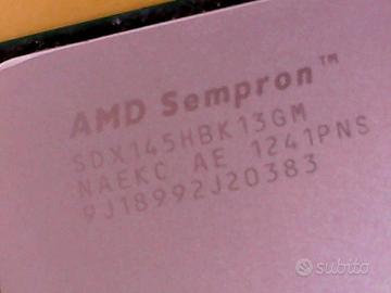 CPU AMD Sempron 145 2,8 Ghz, Cache 1 Mbyte, SDX145
