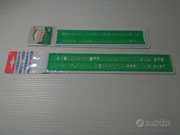 Normografo Lettere e Cifre Arda