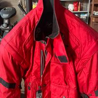 Giacca moto rossa…