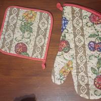 Guanto forno e presina