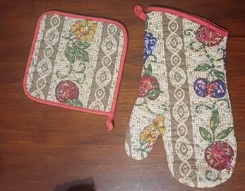 Guanto forno e presina