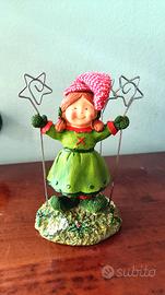 Bambolina portafoto o memo