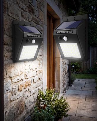 Set 4 Lampade Solari LED da Esterno