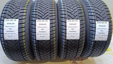 4 GOMME 215 60 16 DUNLOP INV RIF4233