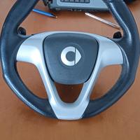Volante smart 451 pelle sportivo