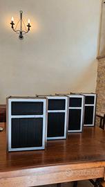 Casse Acustiche Admiral in legno vintage anni 70