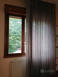 Tenda con carrello a soffitto