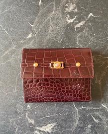 Portafoglio Versace Medusa effetto coccodrillo