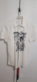 👕 Camicia uomo BONUS MODA Surf Designs – Bianca
