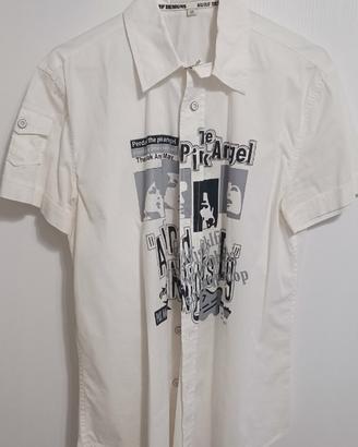 👕 Camicia uomo BONUS MODA Surf Designs – Bianca