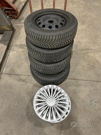 Cerchi in ferro da 14 con gomme