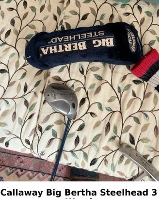 Callaway Big Bertha Steelhead 3 Wood Firm Flex