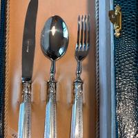 Set posate argento 800